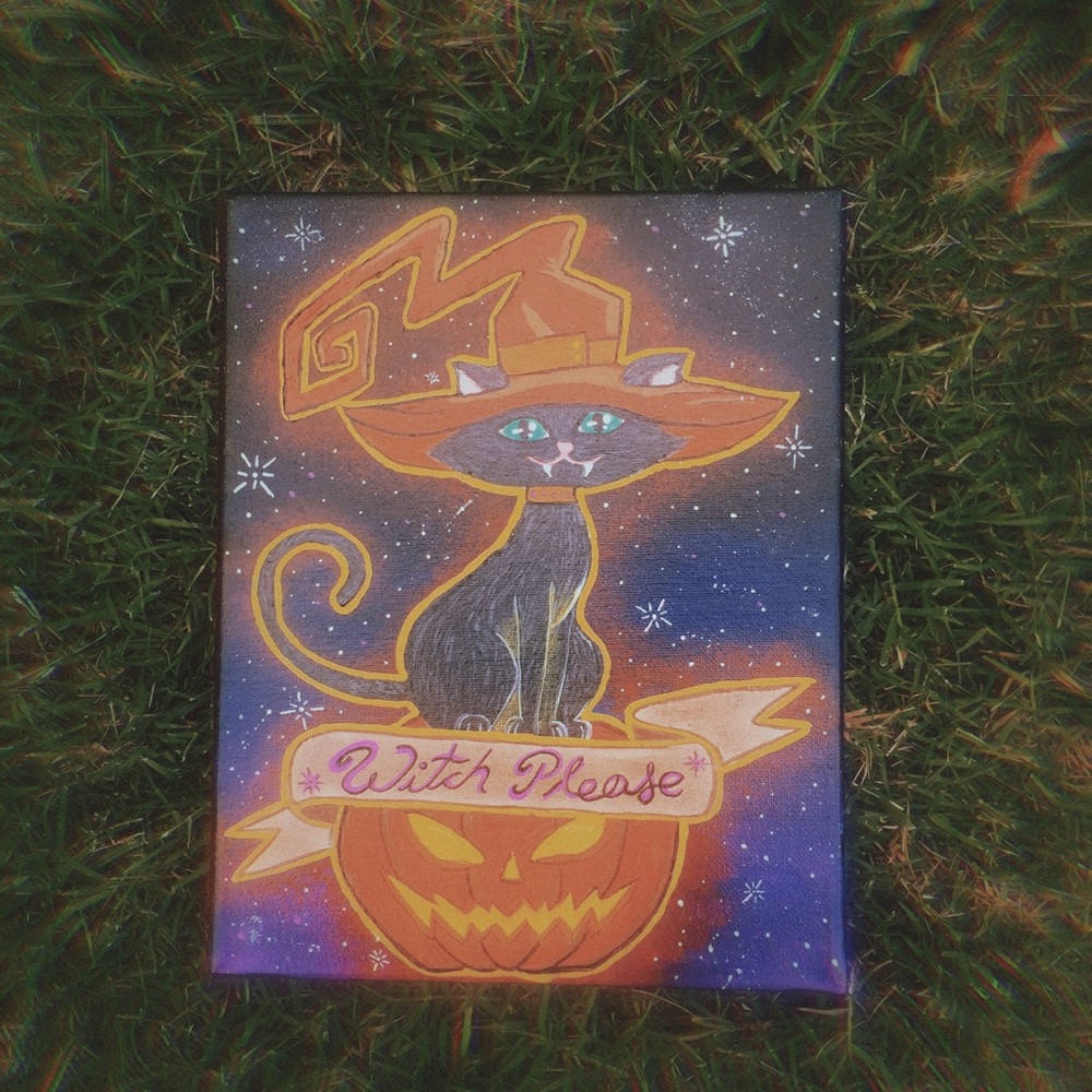 [Original Painting] ” Witch Please” - Picture 2 of 13